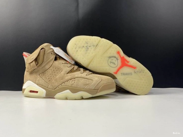 Bmlin Shoes Retro Scott DH0690-200 Jordan Khaki British 6 Travis Air 0729
